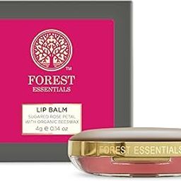 Forest Essentials Luscious Lip Balm Sugared Rose Petal | Ideal for Moisturizing Dry & Chapped Lips | Natural Lip Balm To Soften & Moisturize Lips With Glossy Finish | For Men & Women | 4 g-13