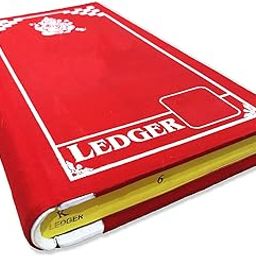 LRS Ledger Super Heavy Quality Canvas Bound - 110 GSM Thick High Bright Ultra Smooth Paper - Register Size (380 Pages)-image-24