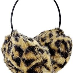 Men's and Women's Animal Print Winter Fur Earmuffs (brown 2)-picture-6