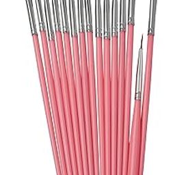 Sponsor 15 Pcs Nail Art Brush Set with Dotting Tool | Acrylic Nail Design & Painting Brushes for Gel, UV & Poly Extension | DIY Manicure & Salon Nail Art Accessories-image-98