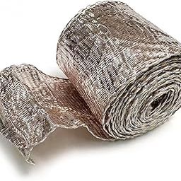 EmbroideryMaterial Lampi Lace/Gota Laces Roll Borders Material for Blouse, Saree, Dupatta, Kurtis, Apparels, Embroidery, Craft & DIY (Light Rose Gold, 4.5 Meters Long)-picture-26