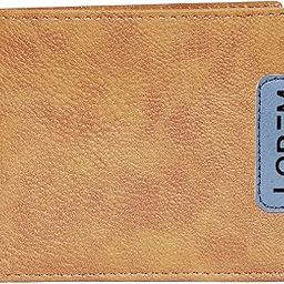 Delson Orange Designer Bi-Fold Faux Leather 3 ATM Card Slots Wallet for Men WL11-C-image-16