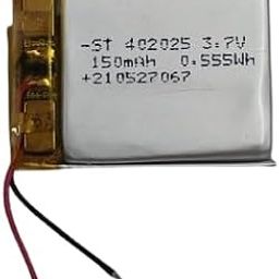 KP-402025 3.7V 150Mah 0.555Wh rechargeble Battery for Smart Watch, Bluetooth Speaker, DIY, Toys, Robotics, 150 mAh Battery 130 mAh (DB-2)-image-46