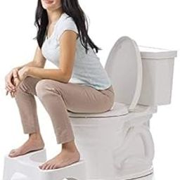 Indian-Style Squatting Toilet Step Stool: Anti-Skid, 19cm Height - Perfect for Kids & Adults, Enhance Comfort and Posture on Western Toilets-image-29