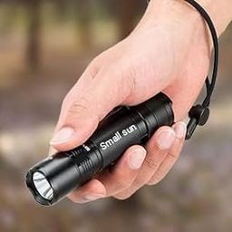 SMALLSUN Rechargeable Warranty 1 Year Small Sun Across 78 Countries International Standard zoomable Long Range Flashlight Premium Torch Aluminium Alloy auto LED Torch Flashlight (PC-1-M02)-12