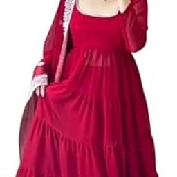 fashion basket Georgette Anarkali Dress for Women-picture-12