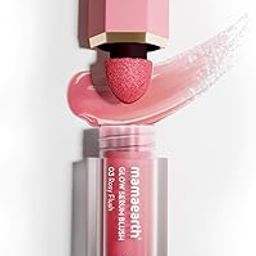 Mamaearth Glow Serum Blush with Vitamin C & Rose Extract - 5 ml - Rosy Flush Serum Formula | Long-lasting | Blendable, Water-like Texture-33