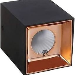 Mufasa 6 Watts Black Gold Surface Mounted Spot Light Down Light for Balcony/Room/Hallway (CREE LED) (Warm White, Cube)-image-15