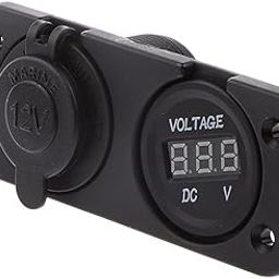 HEAVENGLOW Trade Marine 12V Lighter Dual USB Socket Outlet + DC Voltmeter for Motorbike Car/Boat/ATV/UTV/CER/Caravans Universal Use-picture-9