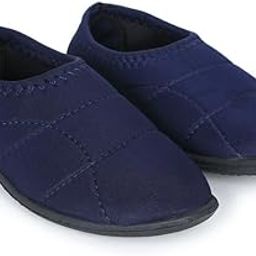 Airaqua Womens Slip On Walking Shoes for Daily Use/Lightweight Running Trainers/Comfortable Winter Bellies/Gym Training Casual Sports Footwear for Girls(Navy)-image-90