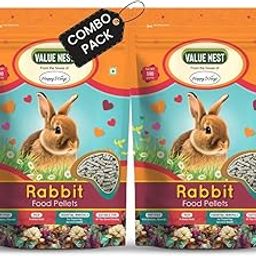 Happy Wings Value Nest Rabbit Food Pellets - (500gm x 2) Pack | High-Fiber, Natural Formula | Complete Nutrition for Rabbits | Supports Digestion, Growth & Immunity | Rabbit Food for All Life Stages-image-5