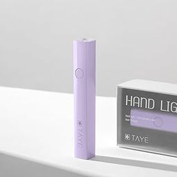 TAYE Mini UV Light for Gel Nails,Portable 3W Purple Handheld Led Nail Lamp?Professional USB Nail Dryer for Curing Gel Nail Polish Nail Glue Lamp with Type C for DIY at Home Nail Salon-image-47