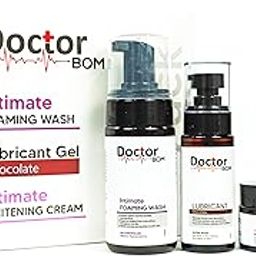 Doctor BOM Intimate Care Kit for Women -Foaming Wash | Chocolate Lubricant Gel | Intimate Whitening Cream | Hygiene, Pleasure & Skin Brightening | Paraben-Free & Safe for All Skin Types-image-83