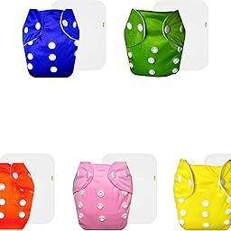 Dumbledo Lite Cloth Diaper with Cotton Insert (Pack of 5) | Soft & Gentle | Leakproof | Travel Friendly | Trusted by Moms | 3 Months – 2 Years | Unisex Baby-picture-11