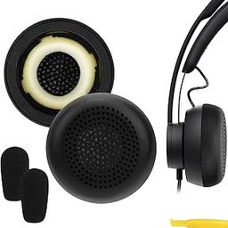 Geekria QuickFit Replacement Ear Pads for Logitech Zone Wired, Zone 750 Headphones (Not Compatible with Zone Wireless), Ear Cushions (Black)-image-12