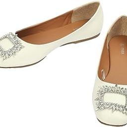 Womens Women Embellished Ballerinas Ballet Flat-image-41