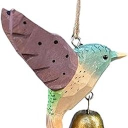 Bnf® Birds Hanging Ornament European Wooden Bird Statue for Office Backyard Party Purple|Home & Garden|Yard, Garden & Outdoor Living|Garden D?©cor|Statues & Lawn Ornaments-image-97