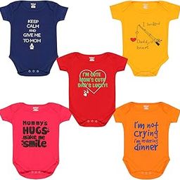 Infants Bodysuits (Pack of 5)-image-12