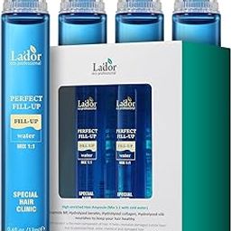 LA'DOR Perfect Hair Fill Up 3 Seconds Intensive Keratin Hair Rinse Off Treatment for Bleached Frizzy Hair - Protein Hair Care - Hair Ampoule (13ml - 4 Pack)-image-61