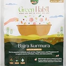 Greenhabit Bajra KURMURA MURMURA aka Bajri Puff for Healthy Breakfast Snack Food (Pearl Millet Puff) (200gm Pack of 1)-image-71