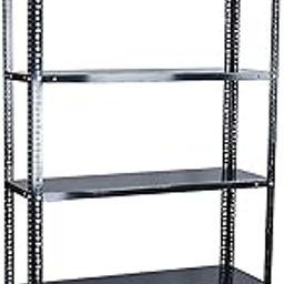 Mil-Nil Prime CRC Sheet Glossy 16 Gauge Angles 6 Shelf Multipurpose Space Saving 22 Gauge Storage Rack, 78 x 36 x 12 Inch, Grey-picture-15