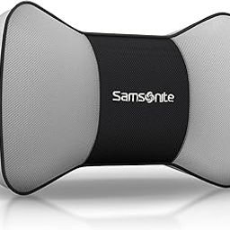 Memory Foam Travel Pillow for Car, SUV for Relieve Neck Pain and Improve Circulation (Grey)-image-3