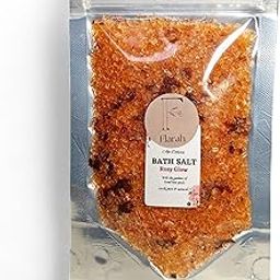 Flarah's Rose Bath Salt 100g – Luxurious Bath Soak with Rose Essential Oil & Petals | Moisturizing, Relaxing & Skin-Softening | Non-Messy Formula for Clean Tub-image-28