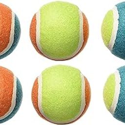 EOS- BUILDING TRUST Cricket Tennis Ball Light Weight | Made of Rubber for Cricket/Tennis Training (Multicolour, Pack of 6)-image-124