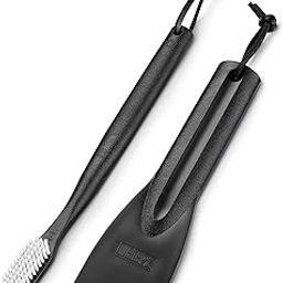 Weber Nylon Upright Gas Grill Maintenance Kit - Scraper And Burner Brush (0.154 G, Black)-image-67