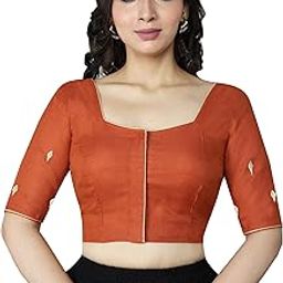 Casual Pure Cotton Womens Blouse(D-005635@@p)-picture-5