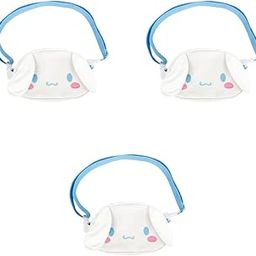 Kawaii Girls Canvas Hand Bag Cartoon Cute Cinnamoroll Purse Phone Crossbody with Removeable Shoulder Strap Fashion Day Handbag 20x13x5cm 3PCS-image-22