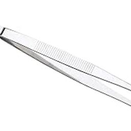 OLRADA Tweezers Precision Tongs, Stainless Steel Tweezers Precision Tongs for Cooking Culinary Medical Beauty (1pcs)-image-23