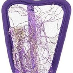 bnf C-String Mesh Thong Panty for Men & Women | Visible Wave Pattern Underwear | Breathable Spandex Blend Intimate Apparel Purple-picture-29