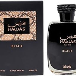 RASASI Hawas Black Eau De Parfum for Men & Women - 100ml | Premium and Long Lasting Perfume | Perfect for Work, Events & Special Occasions-40