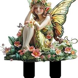 bnf® Garden Fairy Stake Decoration Cute 2D Flat for Balcony Porch Valentine's Day | Home Decor-picture-8