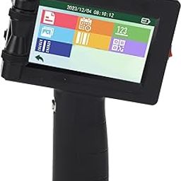 gernie Portable Handheld Printer, Inkjet Label Printer 12.7mm Production Date Time Batch Number Handheld Inkjet Printer, Quick Dry Ink Cartridge, Intelligent 360° Coding Machine-image-35