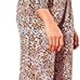 Women's Animal Printed V Neck Long Sleeve Chiffon Ruffled Waist Tie-ups Crop Top With Palazoos Co-ords Set || Western Tiger Printed Puff Sleeve Crop Top With Palazoos Co ords Set For Women-picture-5
