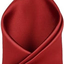 Men Red Solid Party Pocket Square-image-26