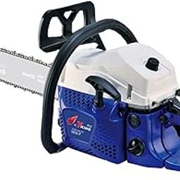 YKING 5836-P 58 CC Heavy Duty 2 Stroke Petrol Chainsaw, Chainsaw for Tree Cutting, 2.4 KW Wood Cutting Machine with 22" BAR & Chain-10
