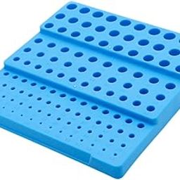 ATORSE® Milling Cutter Storage Box Sturdy Blue Accessories for 1-13Mm Milling Cutter-picture-20