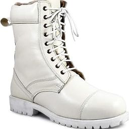 Snow White Leather 10 INCHES Long Boots with Original Fur. ARTICLE-701 UK 5 to 12-image-99