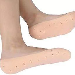 BRYFER Anti Crack Full Length Silicone Foot Protector Moisturizing Socks for Heel Repair and Foot Care Free Size for Men and Women-image-14