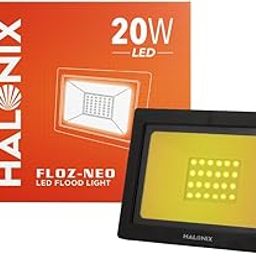 Halonix 10W Led Outdoor Yellow Flood Light Waterproof - IP66 Led Lights with 120° Wide Beam | Halogen Light, Focus Light| Pack of 1 |-10