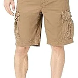 devil Men's & Boy's Regular fit Stylish Cotton Cargo Shorts (Beige)-picture-40