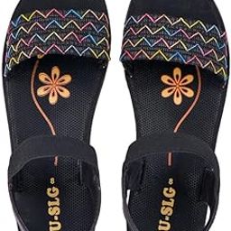 Lightweight Classic Clogs || Sandals with Slider for Women-Women(PU)-1932-6 Black-image-35