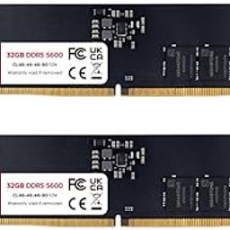 【DDR5 RAM】 GIGASTONE 64GB Kit (2x32GB) DDR5 5600MHz PC5-44800 CL 46-46-46-90 1.1V UDIMM 288 Pin Unbuffered High Performance PC Desktop Memory Upgrade-image-33