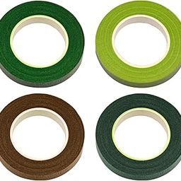 Just Flowers Flower Making Floral Tapes | Strecheble Tapes for Art and Crafts (Pack of 4, Brown, Dark Green, Light Green)-image-73