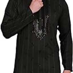 Sequins Embroidered Kurta Pyjama Set for Men-image-45