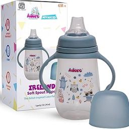 Adore Pro Ireland Soft Silicone Spout Sipper 250ml (Blue)-57