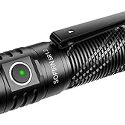 sofirn SR12 Small Flashlight Rechargeable, Powerful Pocket Flash Light, Bright EDC Light, 1300ft Long Throw Magnetic Torch High Lumens, IP68 Waterproof, Simple UI, Compact for Outdoor-11